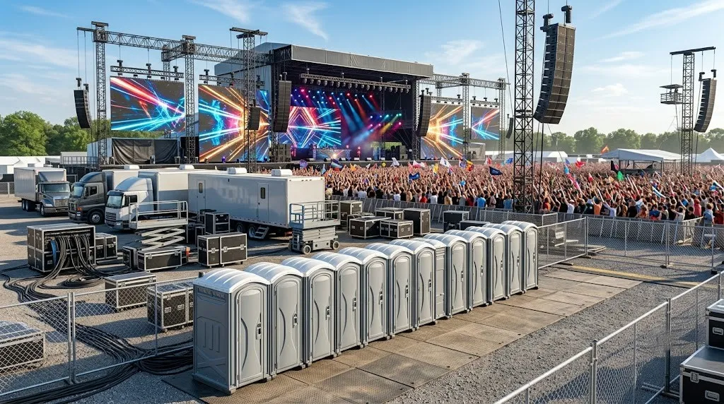 Concert Restroom Rental in Newport Beach, CA